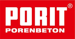 Logo des Ziegelsteinherstellers Porit Porenbeton